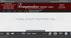 Desktop Screenshot of longmeadowmotorcars.com